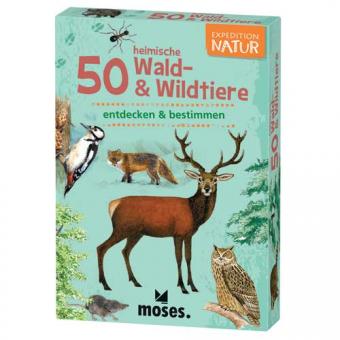 50 heimische Wald- und Wildtiere 